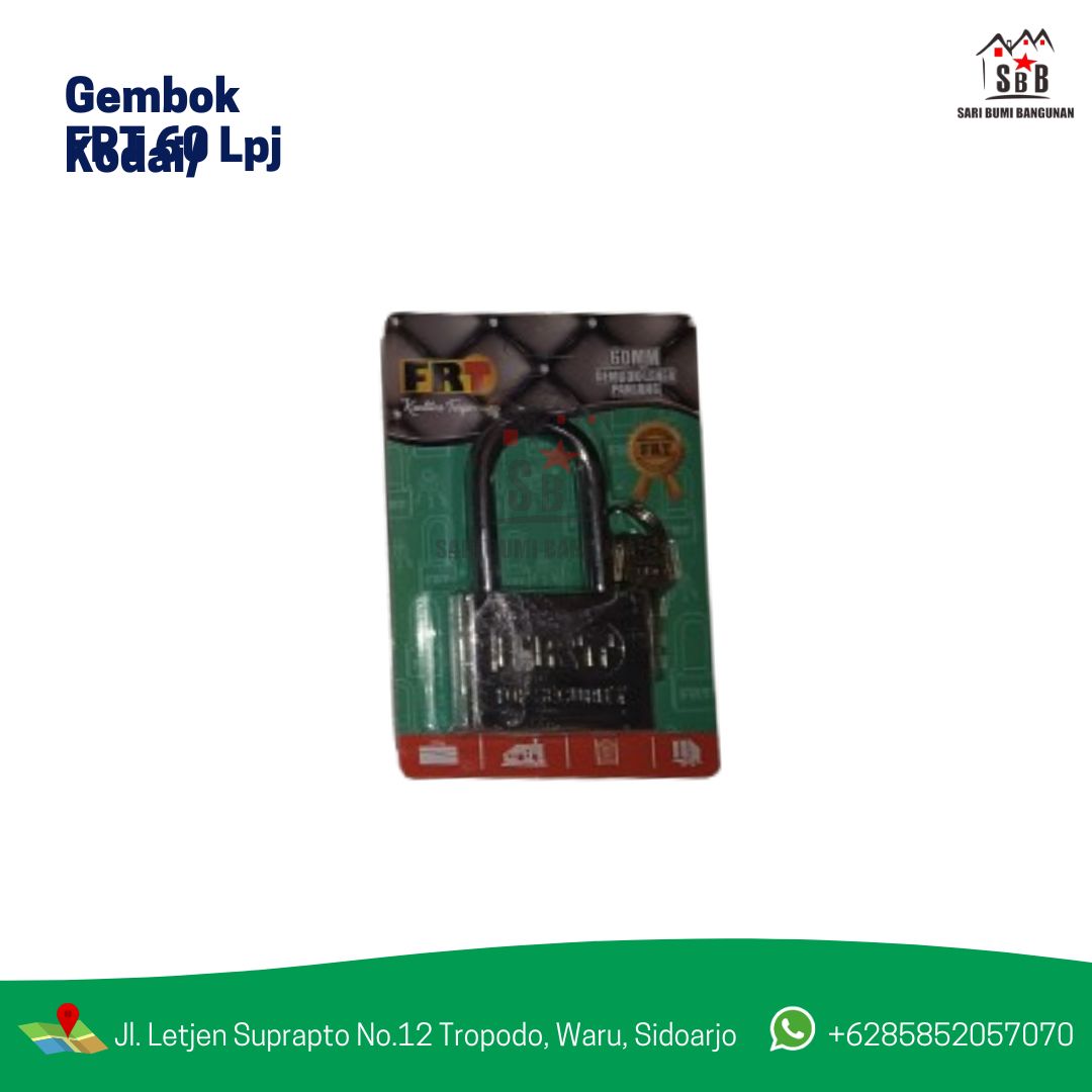 Gembok Kodai/FRT 60 Lpj